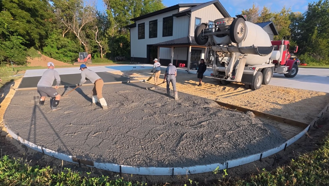 Professional residential concrete driveway installation in Brea, CA